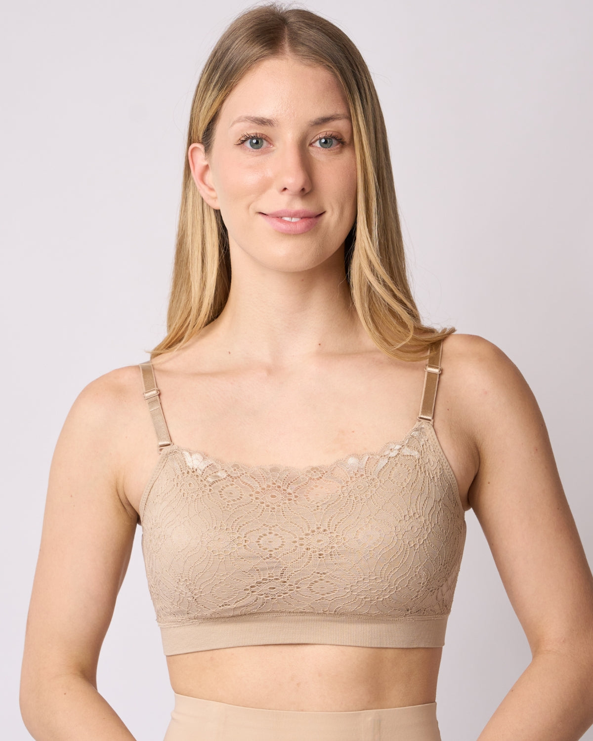 Coobie Lace Coverage Cami Bra 9050 - Main Image