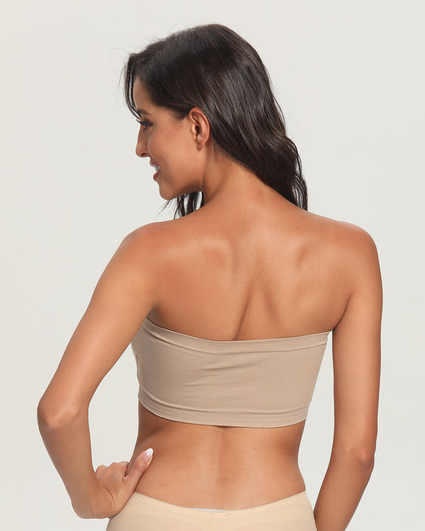 Coobie All Match Bandeau Bra 9002 Beige Back