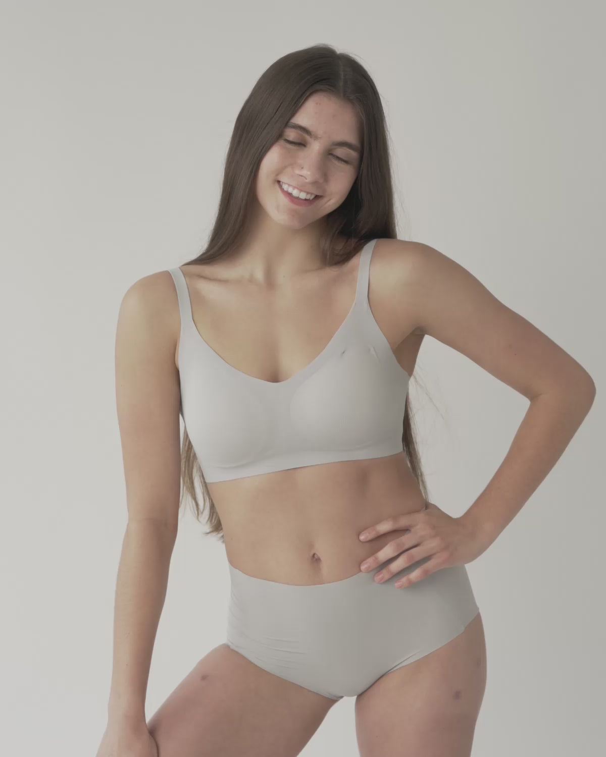 Womens Mocha Wireless Bra A-D